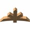 Ekena Millwork Alberta Smooth Timber Gable Bracket, Western Red Cedar, 48"W x 26"H x 5 1/2"D x 5 1/2"F, 13/12 Pitch GBW048X26X0606ALB00SWR - alternate 4